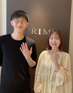 ご結婚指輪ご購入の素敵なお客様ご紹介【アイプリモ函館店】