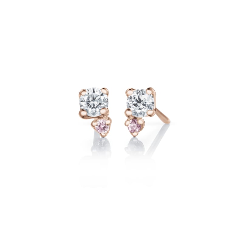 キファ ピアス ピンクゴールド