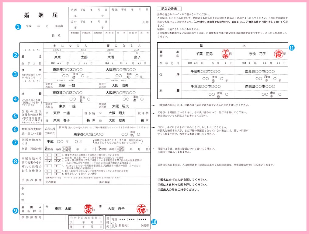 チェックリスト付 婚姻届の準備物 書き方 提出先まとめ 結婚のきもち準備室 結婚についてのカップルのお悩み解消サイト