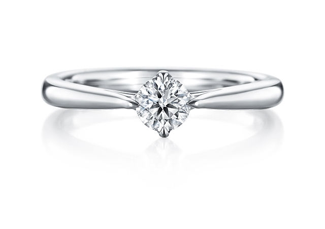 婚約指輪の材質で定番、プラチナ