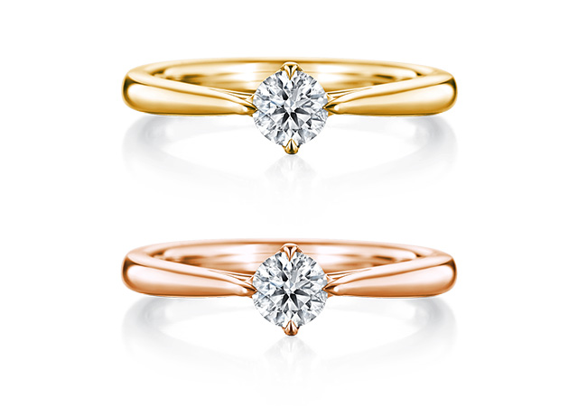 婚約指輪の材質で定番、プラチナ