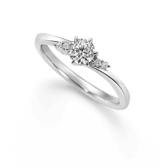 ダイヤモンド0374ctアイプリモ　婚約指輪　0.374ct