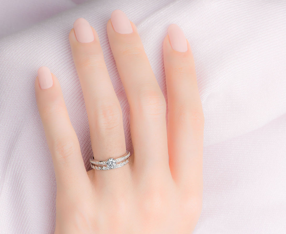 ココ様アイプリモI-PRIMO ティカーナ0.2ct ダイヤリング