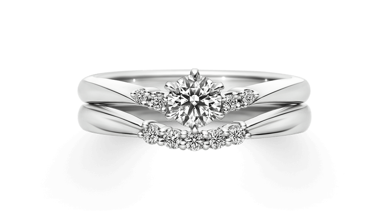 i-PRIMO リング 2点セット プロキオン&アンフィトリテ｜セットリング｜カップルに人気の婚約指輪