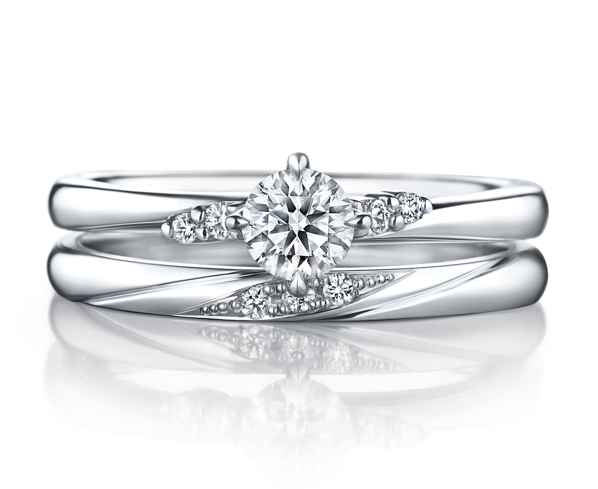 I-PRIMO リング I-PRIMOオンラインショップ |ブリジット(プラチナ): 結婚指輪