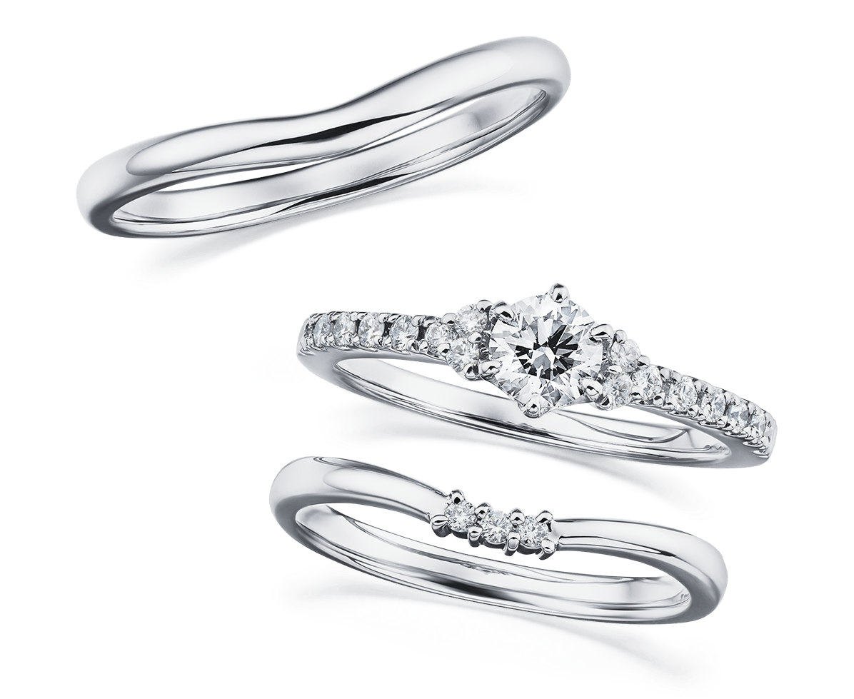 アスセラEte＆ナパイア｜セットリング｜カップルに人気の婚約指輪,結婚 