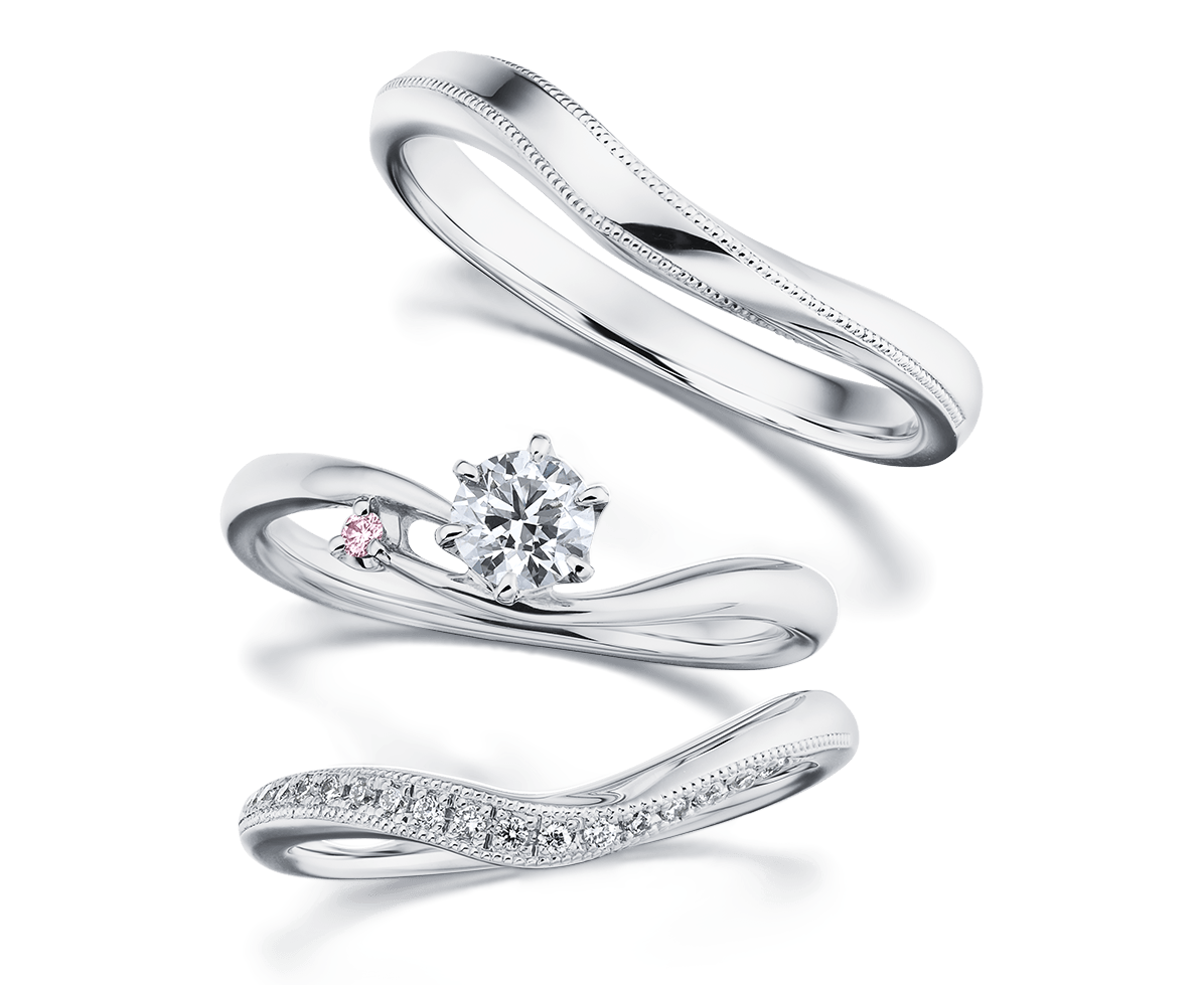 スピカ＆アピアス｜セットリング｜カップルに人気の婚約指輪,結婚指輪 