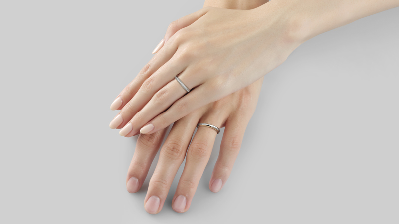 ヘリオスDR18｜結婚指輪（マリッジリング）｜カップルに人気の婚約指輪