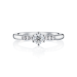 ダブルサイドメレの婚約指輪（エンゲージリング）デザイン一覧 