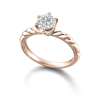 ピンクゴールドの婚約指輪（エンゲージリング）デザイン一覧｜カップル 