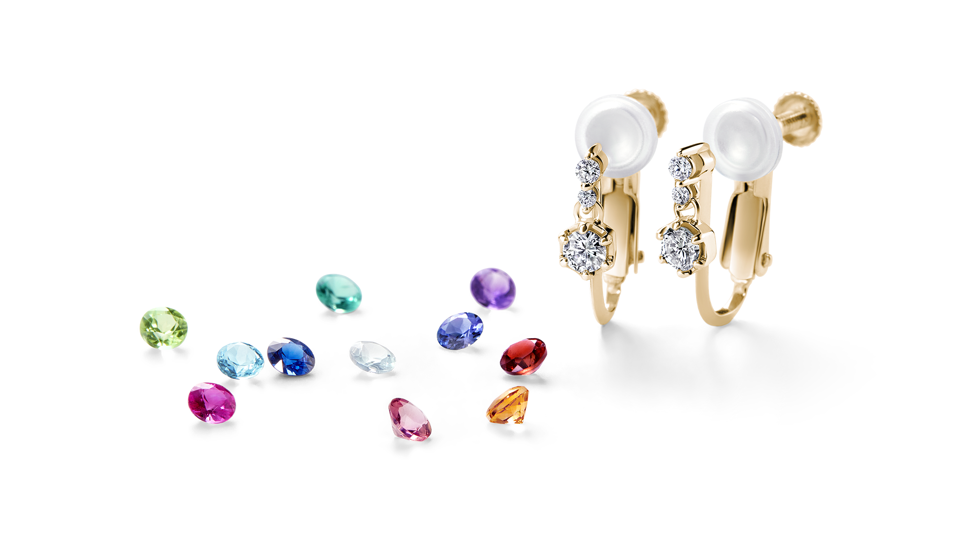 Ruanna Earring Birthstone ルアンナ イヤリング バースストーン_1_イヤリング