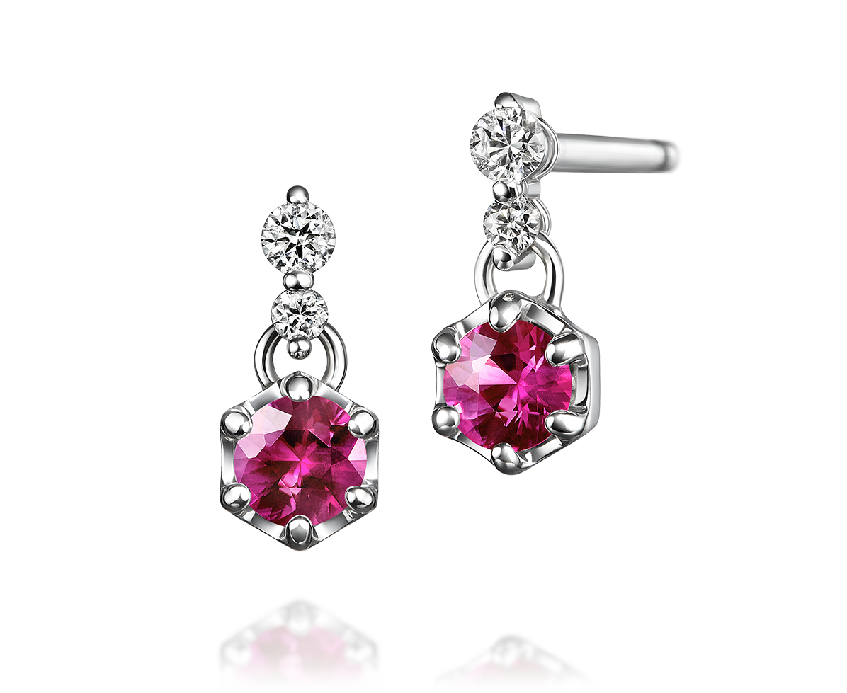 ルアンナ ピアス バースストーン｜アニバーサリージュエリー｜カップル 