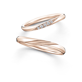 結婚指輪 ホワイトゴールド ピンクゴールド イーザル ペアリング 安い マリッジリング K18WG K18PG 筆記体日本語刻印無料 結婚指輪Lovers\u0026Ring Truelove ピンクゴールド\u0026ホワイトゴールド