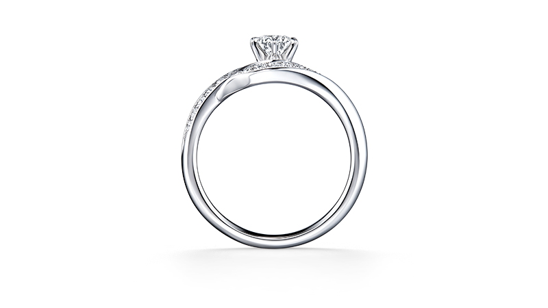 アイプリモI-PRIMO結婚指輪　ダイヤモンド　天の川　12号　エンゲージリング I-PRIMOオンラインショップ |天の川(プラチナ): 婚約指輪