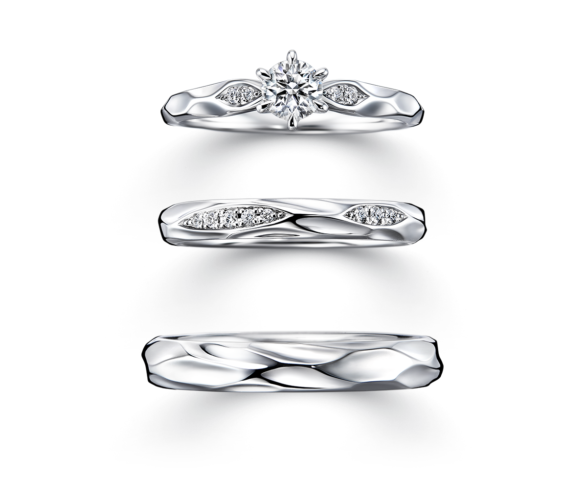 水の綾&水の綾【銀座本店・なんば店 限定展示】｜セットリング