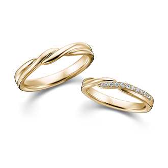 イエローゴールドの結婚指輪（マリッジリング）デザイン一覧｜I-PRIMO 