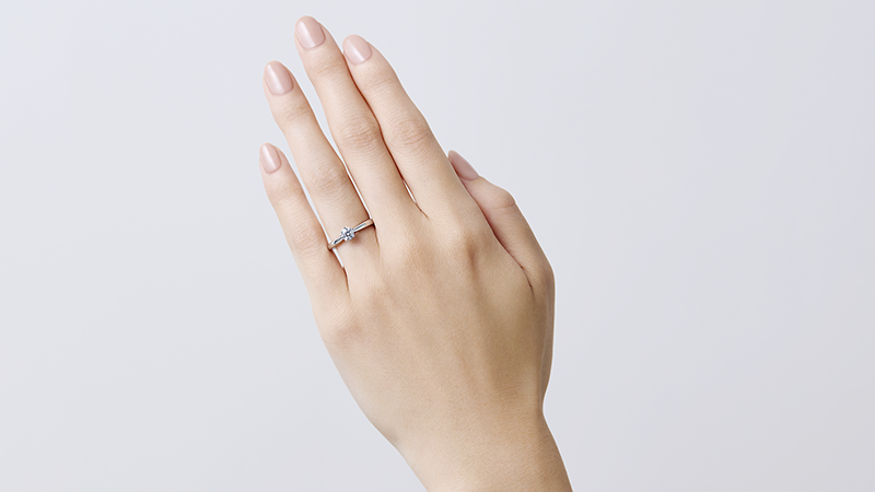 【RISA RISA⭐︎専用】K18WG ダイヤネックレス　I-PRIMO クロリス｜婚約指輪（エンゲージリング）｜カップルに人気の婚約