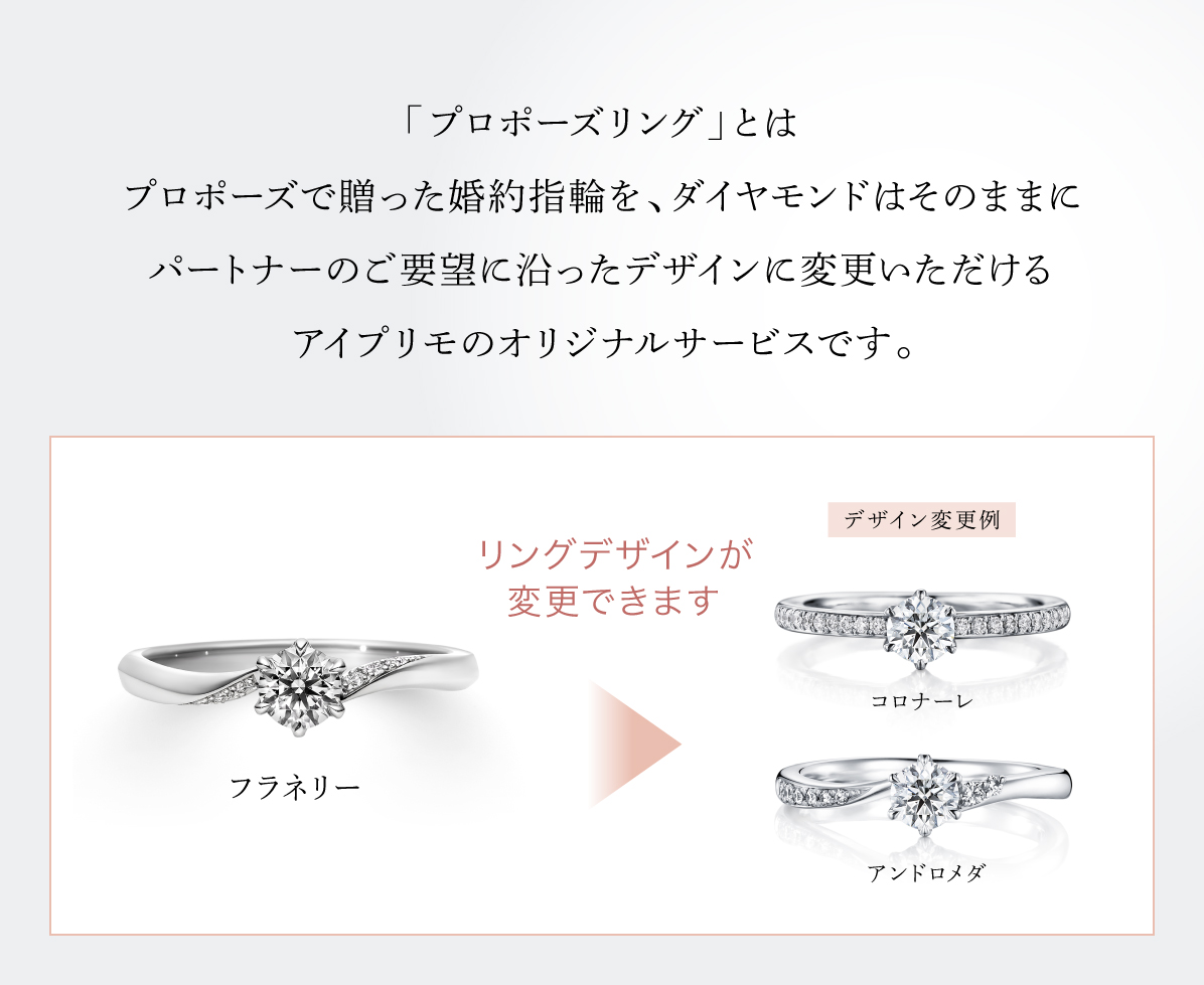 フラネリー｜婚約指輪（エンゲージリング）｜I-PRIMO（アイプリモ）
